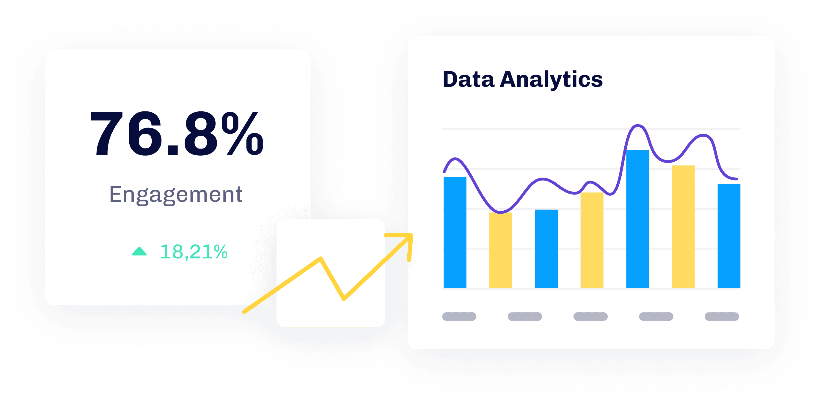 Graph and analytics visuals